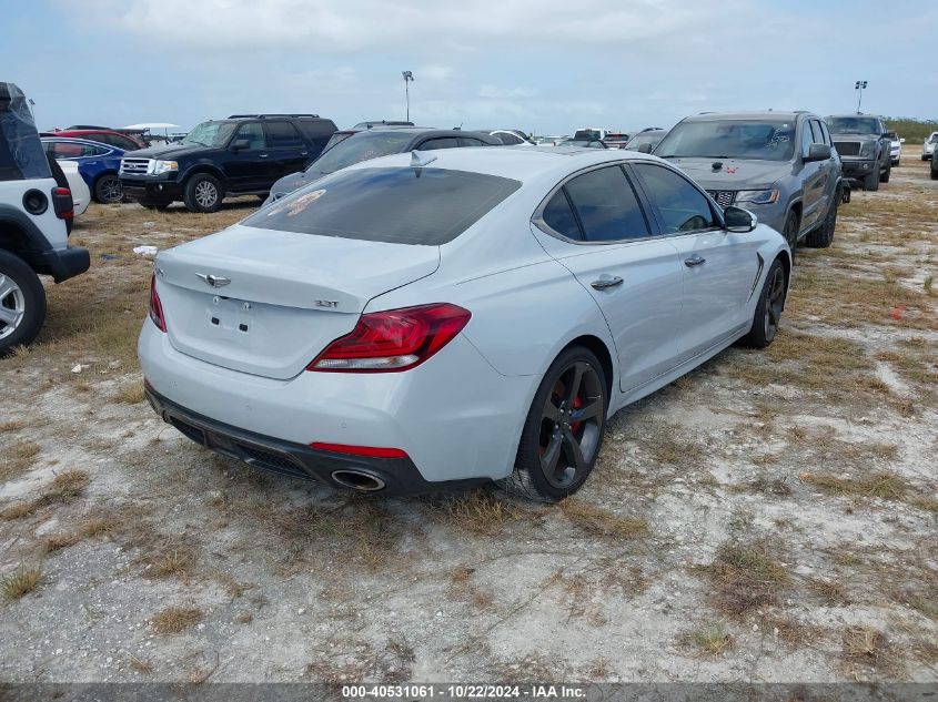 2020 Genesis G70 3.3T Rwd VIN: KMTG34LE7LU056505 Lot: 40531061