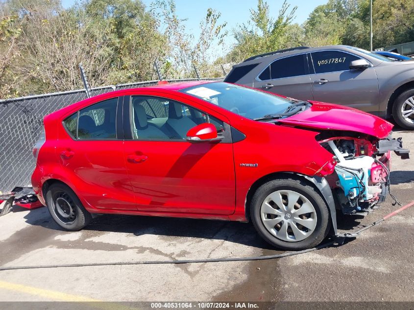 2014 Toyota Prius C One VIN: JTDKDTB31E1068122 Lot: 40531064