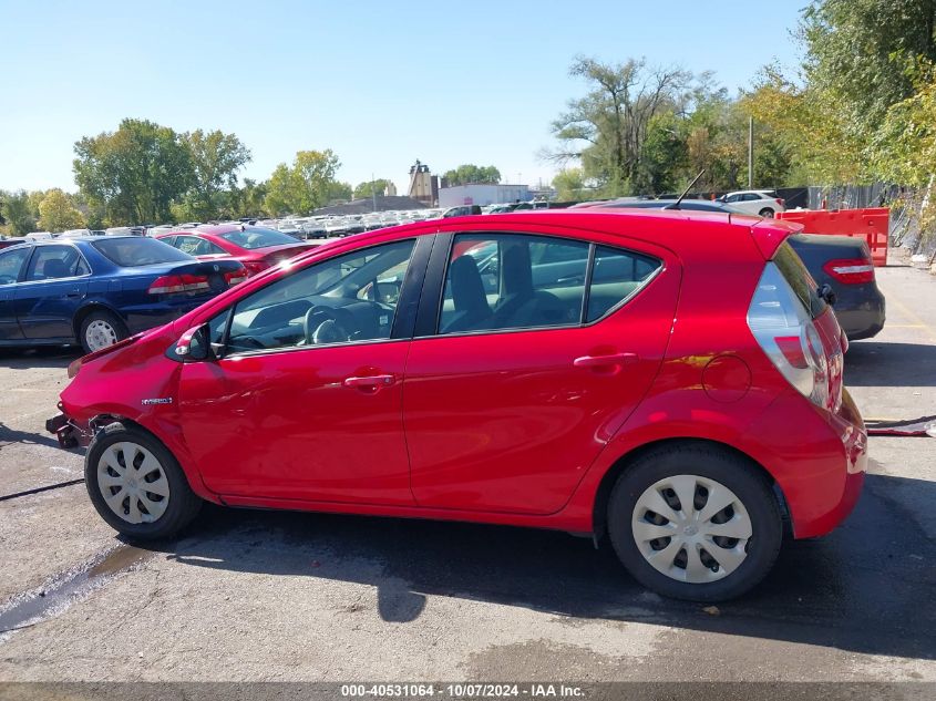 2014 Toyota Prius C One VIN: JTDKDTB31E1068122 Lot: 40531064