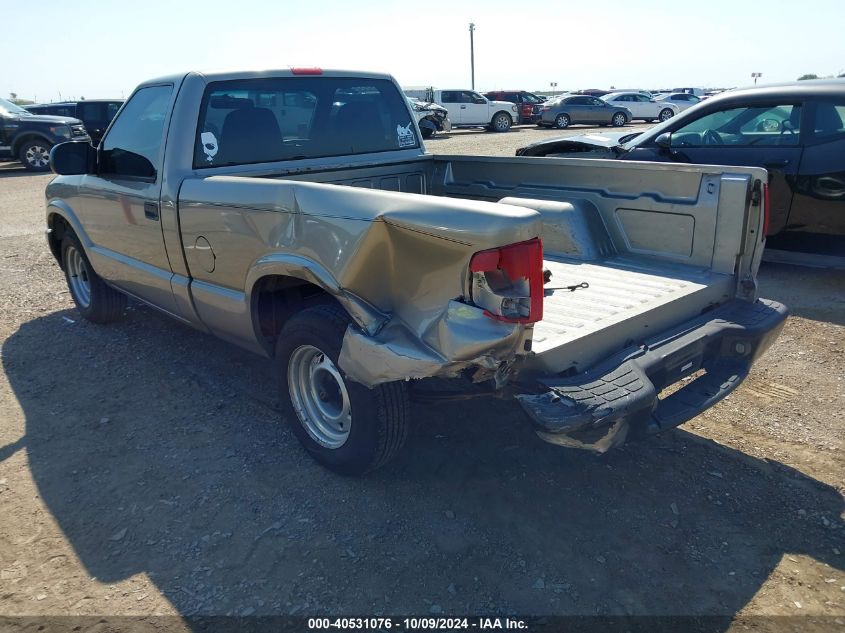 2003 Chevrolet S-10 S10 VIN: 1GCCS14H538287919 Lot: 40531076