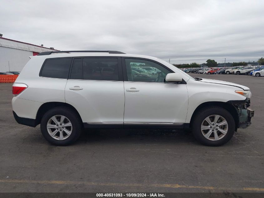 5TDBK3EH7DS223240 2013 Toyota Highlander Base Plus V6