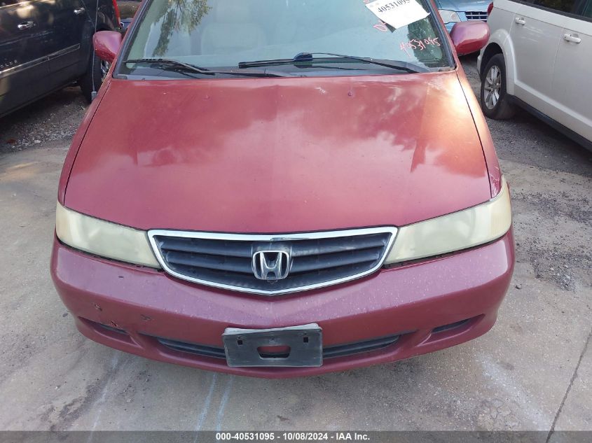 2002 Honda Odyssey Ex-L VIN: 5FNRL18912B049994 Lot: 40531095