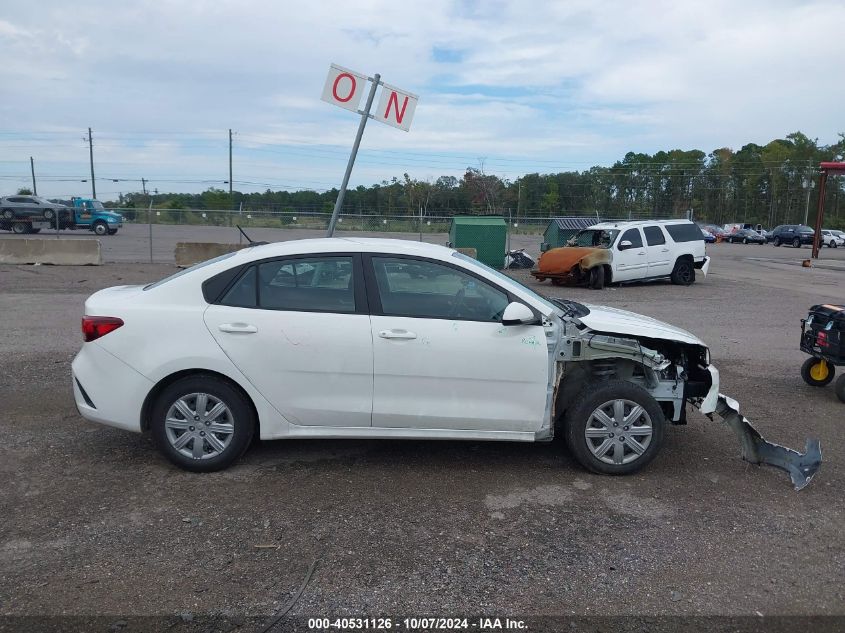 2021 Kia Rio Lx VIN: 3KPA24AD3ME412420 Lot: 40531126