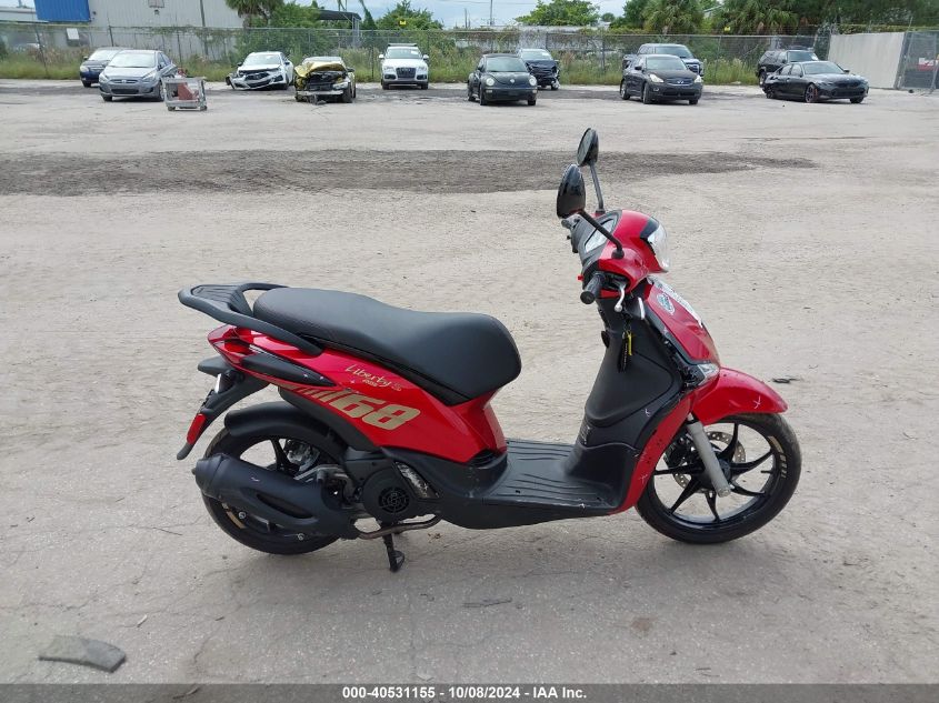 2024 Piaggio Liberty 150/150 S VIN: ZAPM898G4R7004863 Lot: 40531155