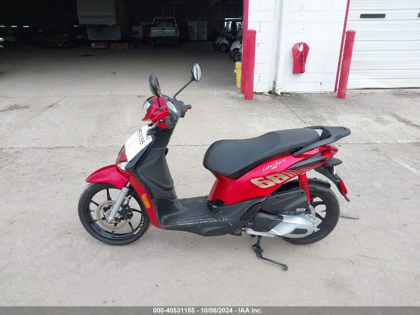 2024 Piaggio Liberty 150/150 S VIN: ZAPM898G4R7004863 Lot: 40531155