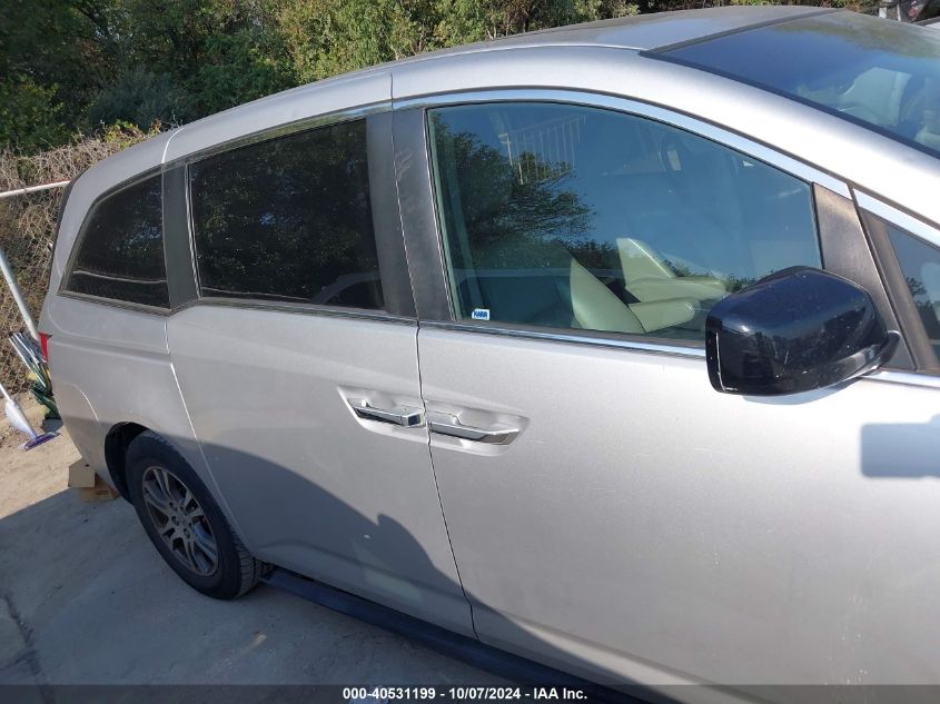 2013 Honda Odyssey Ex-L VIN: 5FNRL5H60DB038100 Lot: 40531199