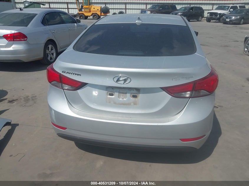 KMHDH4AE1FU300929 2015 Hyundai Elantra Se/Sport/Limited