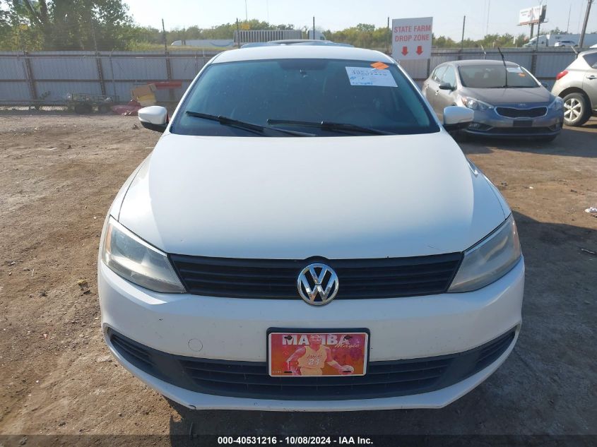 2012 Volkswagen Jetta 2.5L Se VIN: 3VWDX7AJ7CM071868 Lot: 40531216