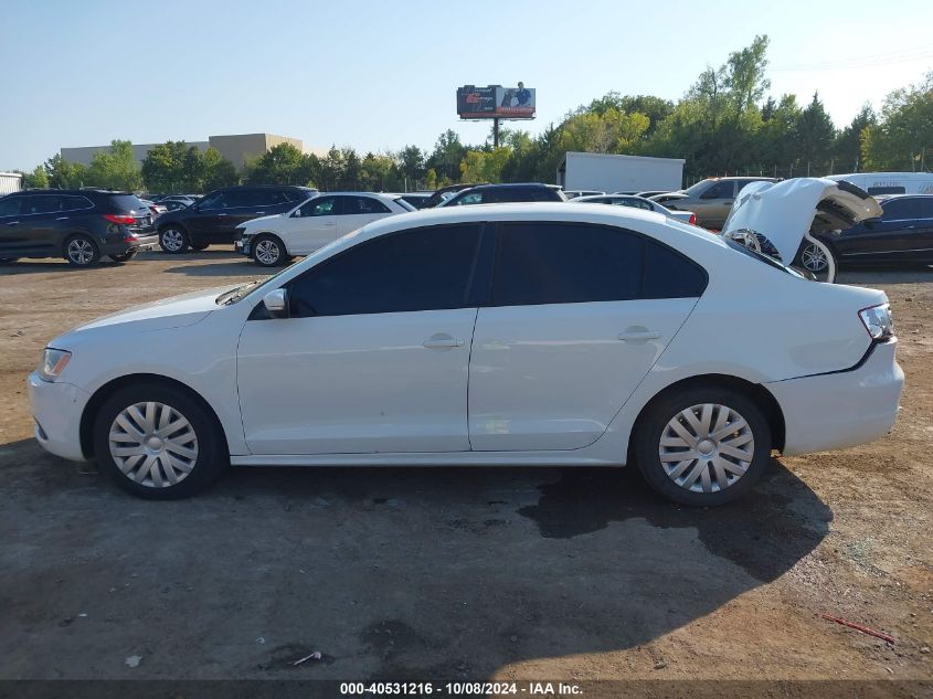 2012 Volkswagen Jetta 2.5L Se VIN: 3VWDX7AJ7CM071868 Lot: 40531216