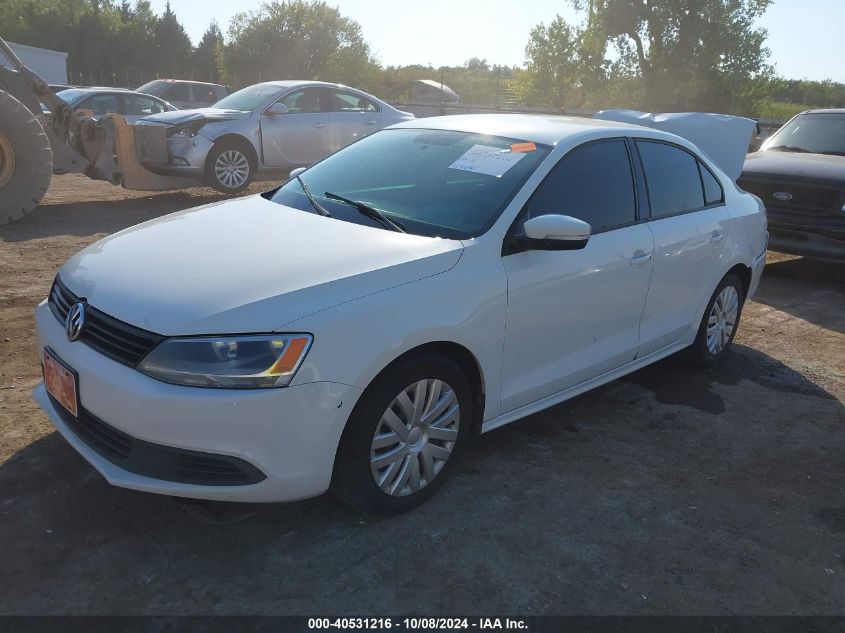 2012 Volkswagen Jetta 2.5L Se VIN: 3VWDX7AJ7CM071868 Lot: 40531216