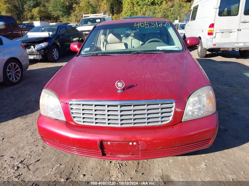 2001 Cadillac Deville Standard VIN: 1G6KD54Y11U198952 Lot: 40531220