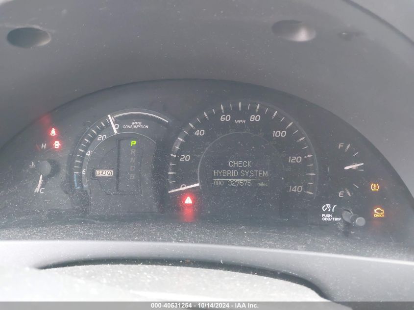 2008 Toyota Camry Hybrid VIN: 4T1BB46K28U054287 Lot: 40531254