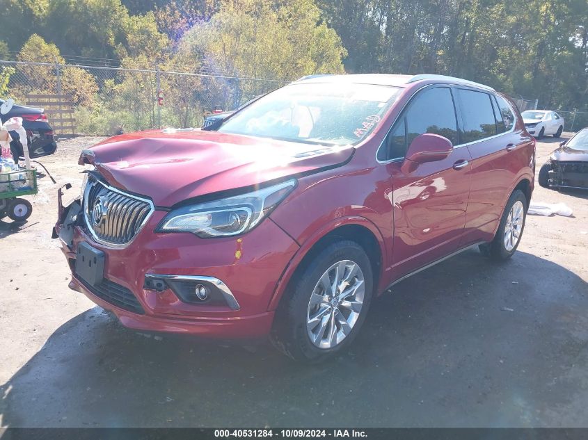 VIN LRBFXBSA3HD222994 2017 BUICK ENVISION no.2