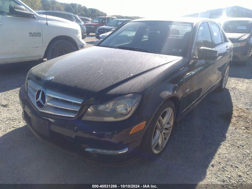 2012 Mercedes-Benz C 250 Luxury/Sport VIN: WDDGF4HBXCR194469 Lot: 40531286