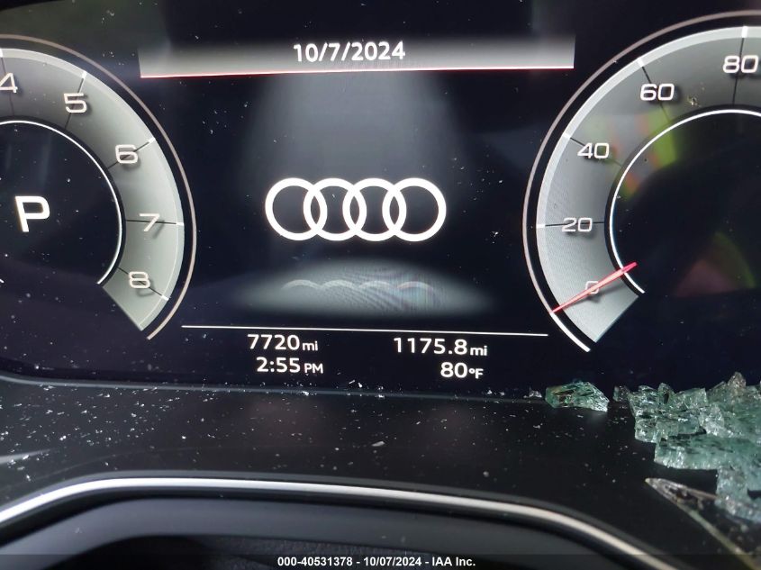 2023 Audi A5 Sportback Prestige 45 Tfsi S Line Quattro S Tronic VIN: WAUEACF54PA059027 Lot: 40531378