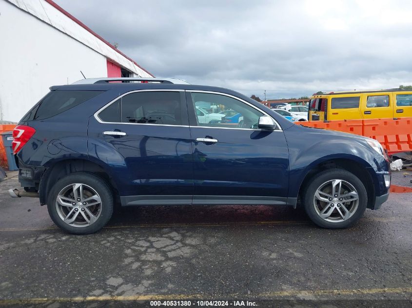 2016 Chevrolet Equinox Ltz VIN: 2GNFLGE30G6183423 Lot: 40531380