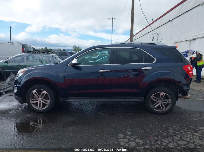 2016 Chevrolet Equinox Ltz VIN: 2GNFLGE30G6183423 Lot: 40531380