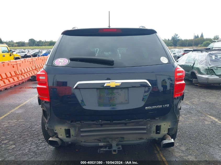 2016 Chevrolet Equinox Ltz VIN: 2GNFLGE30G6183423 Lot: 40531380