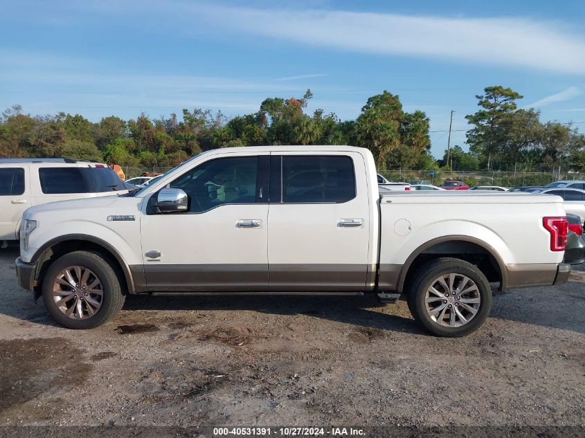 2017 Ford F-150 King Ranch VIN: 1FTEW1EGXHFC30864 Lot: 40531391