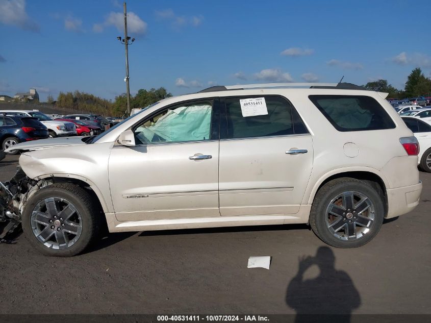 1GKKVTED2CJ243884 2012 GMC Acadia Denali