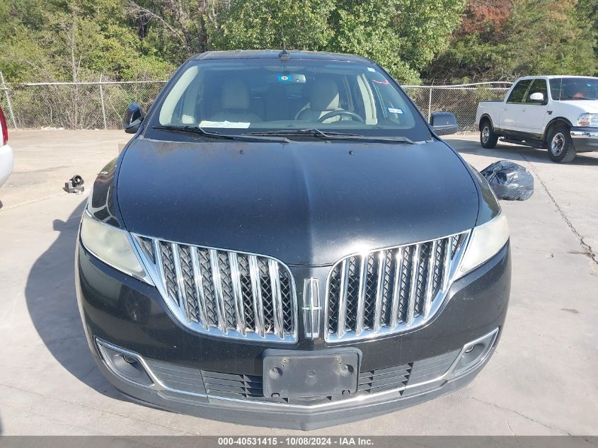 2012 Lincoln Mkx VIN: 2LMDJ6JK7CBL02521 Lot: 40531415