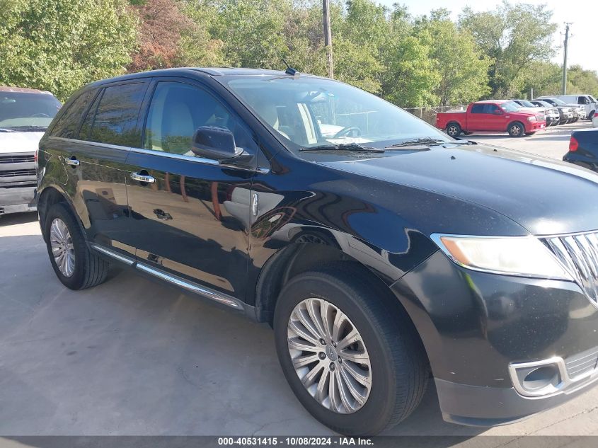 2012 Lincoln Mkx VIN: 2LMDJ6JK7CBL02521 Lot: 40531415