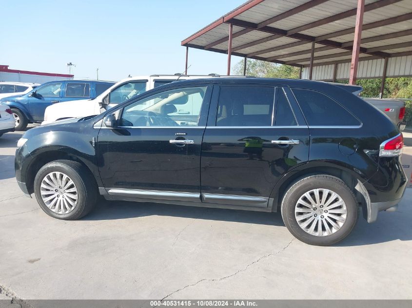 2012 Lincoln Mkx VIN: 2LMDJ6JK7CBL02521 Lot: 40531415