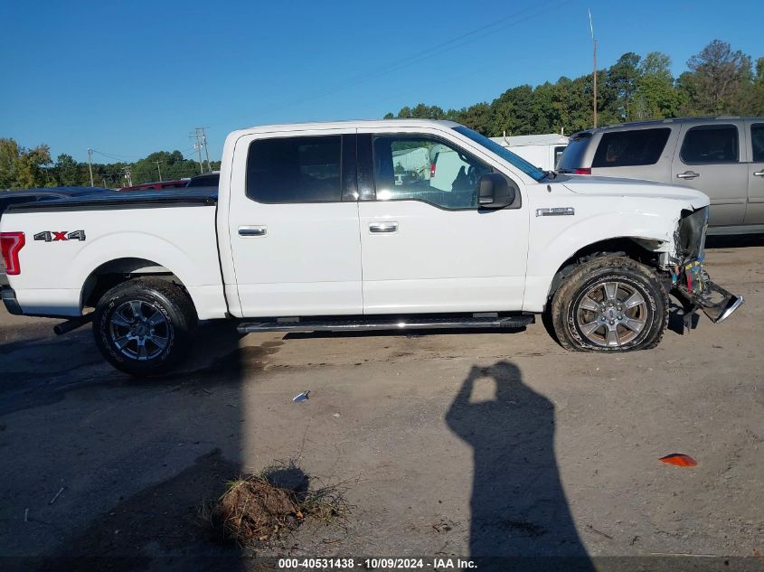 2016 Ford F-150 Xlt VIN: 1FTEW1EF1GFD51269 Lot: 40531438