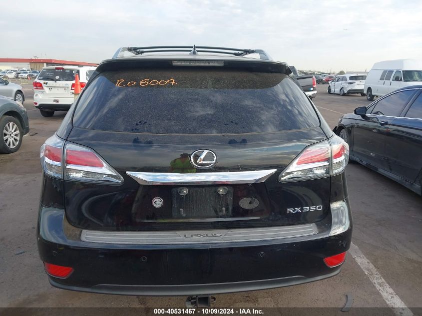 2015 Lexus Rx 350/Base/F Sport VIN: 2T2BK1BA5FC332721 Lot: 40531467