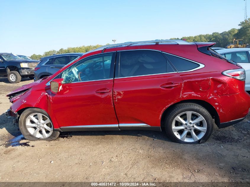 2011 Lexus Rx 350 VIN: 2T2ZK1BA6BC054274 Lot: 40531472