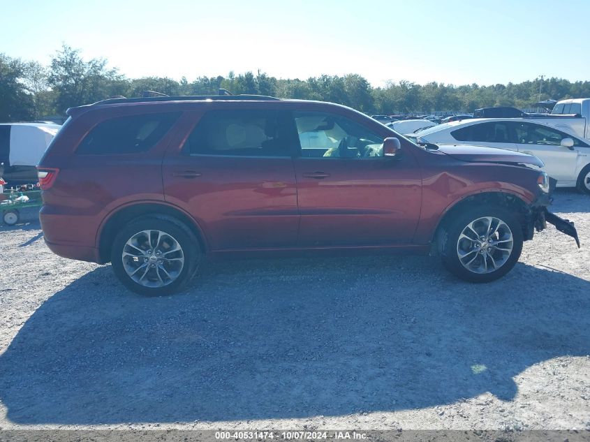 2019 Dodge Durango Gt VIN: 1C4RDJDG9KC690731 Lot: 40531474