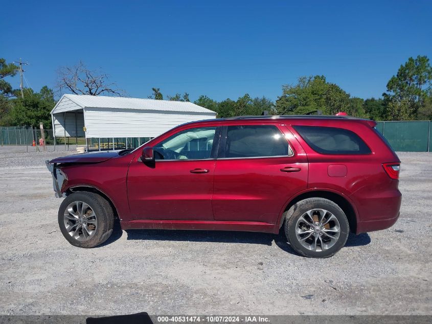 2019 Dodge Durango Gt VIN: 1C4RDJDG9KC690731 Lot: 40531474