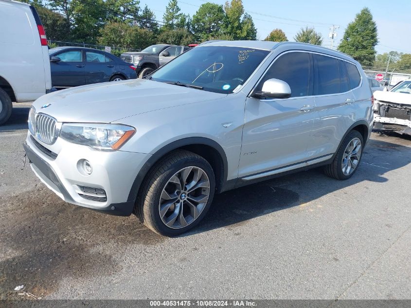 VIN 5UXWX9C57H0D97978 2017 BMW X3, Xdrive28I no.2