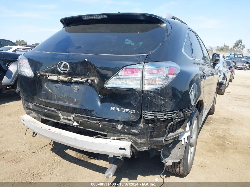 2011 Lexus Rx 350 VIN: 2T2ZK1BA3BC050781 Lot: 40531480