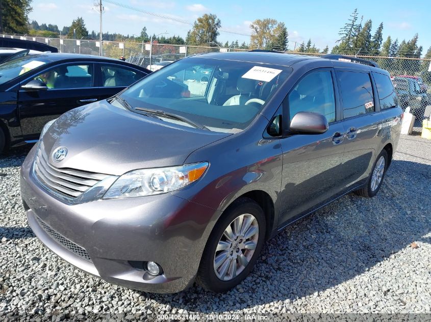 5TDDK3DC6ES075470 2014 Toyota Sienna Xle 7 Passenger