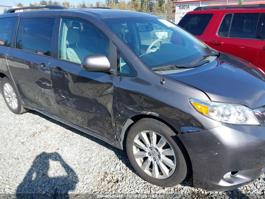 5TDDK3DC6ES075470 2014 Toyota Sienna Xle 7 Passenger