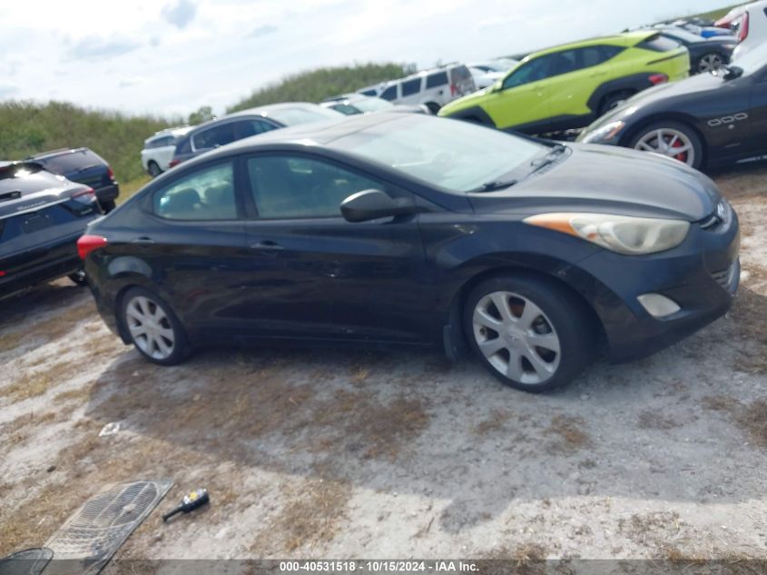 2013 Hyundai Elantra Limited VIN: KMHDH4AE2DU637610 Lot: 40531518