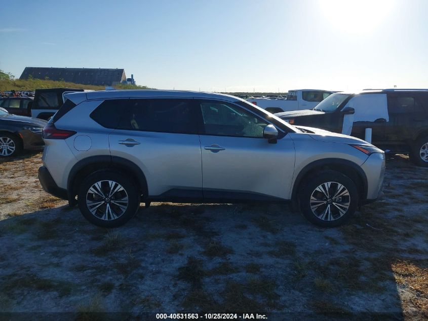 2021 Nissan Rogue Sv Fwd VIN: JN8AT3BA3MW006448 Lot: 40531563