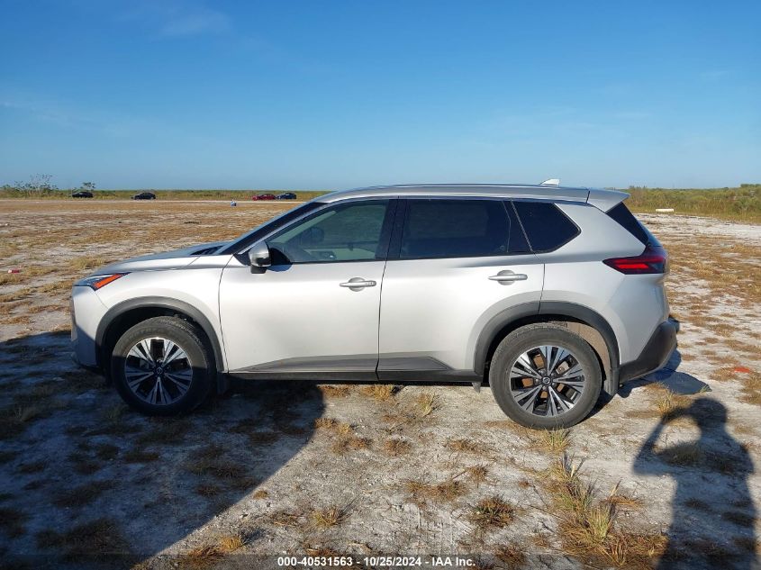 2021 Nissan Rogue Sv Fwd VIN: JN8AT3BA3MW006448 Lot: 40531563