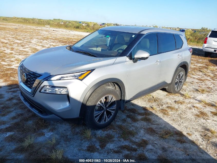 2021 Nissan Rogue Sv Fwd VIN: JN8AT3BA3MW006448 Lot: 40531563