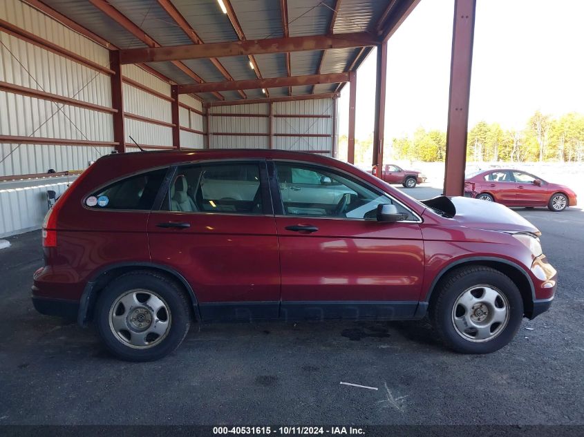 2010 Honda Cr-V Lx VIN: 5J6RE4H36AL043587 Lot: 40531615