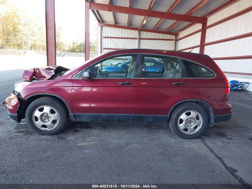 2010 Honda Cr-V Lx VIN: 5J6RE4H36AL043587 Lot: 40531615