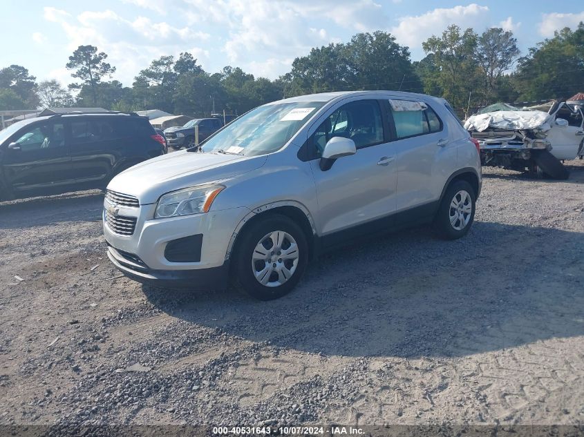 KL7CJKSB0GB615289 2016 CHEVROLET TRAX - Image 2