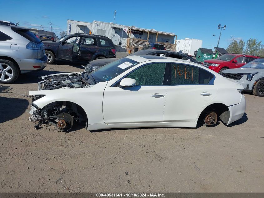 2016 Infiniti Q50 3.0T Red Sport 400 VIN: JN1FV7AR5GM450914 Lot: 40531661