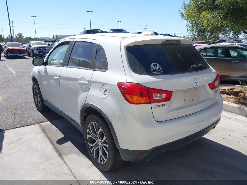 2017 Mitsubishi Outlander Sport 2.0 Es VIN: JA4AP3AU8HZ008688 Lot: 40531685