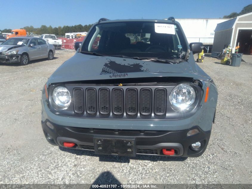 2018 Jeep Renegade Trailhawk 4X4 VIN: ZACCJBCB9JPG87722 Lot: 40531707