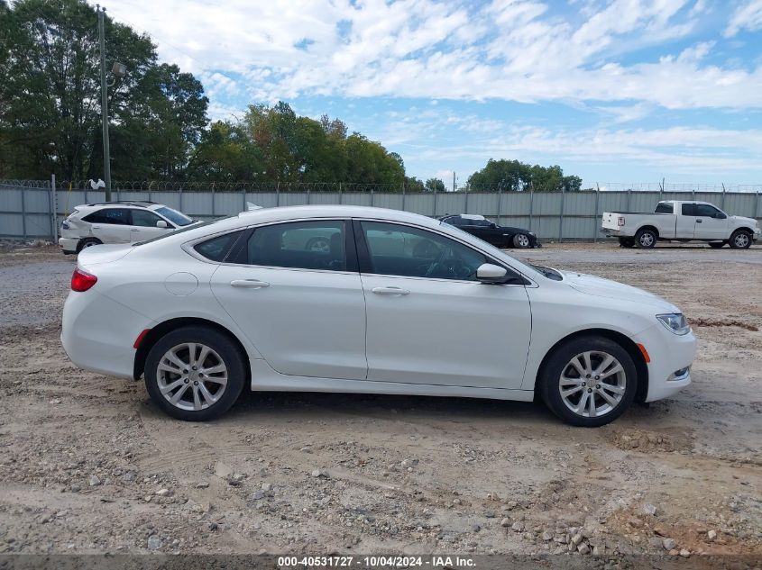 2016 Chrysler 200 Limited Platinum VIN: 1C3CCCAB2GN172098 Lot: 40531727