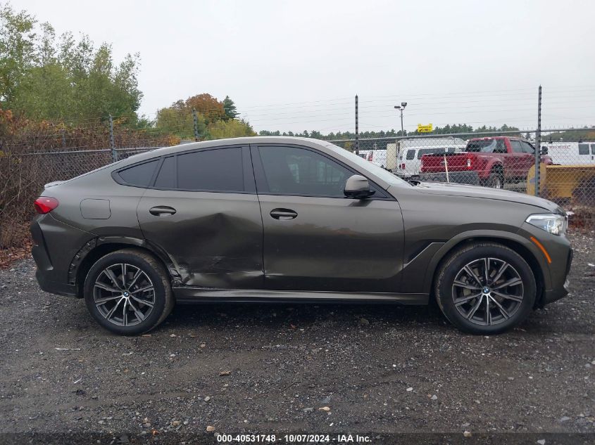 2022 BMW X6 xDrive40I VIN: 5UXCY6C04N9M11181 Lot: 40531748