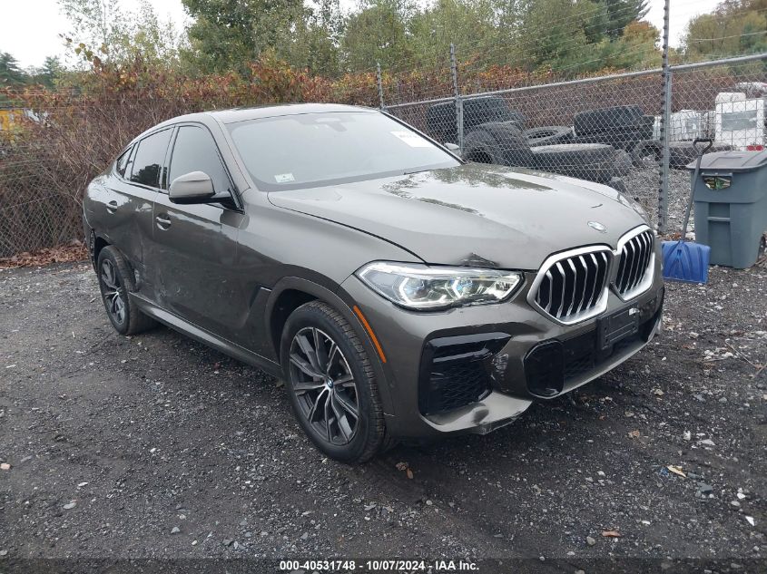 5UXCY6C04N9M11181 2022 BMW X6 xDrive40I