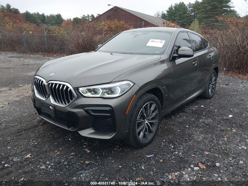 5UXCY6C04N9M11181 2022 BMW X6 xDrive40I